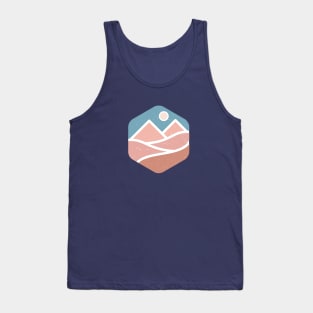 Geometric landscape Tank Top